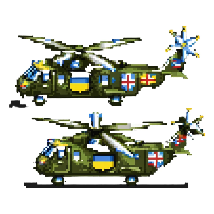 Ukrainian military transport sticker
