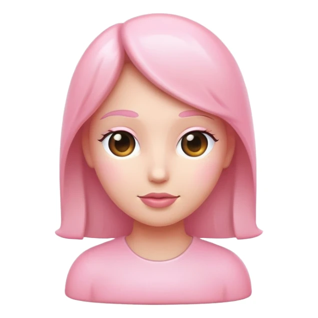 light pink cartoony female symbol sticker