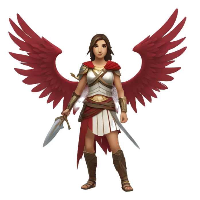 Assassinscreeeodyssey-kassandra-happy sticker
