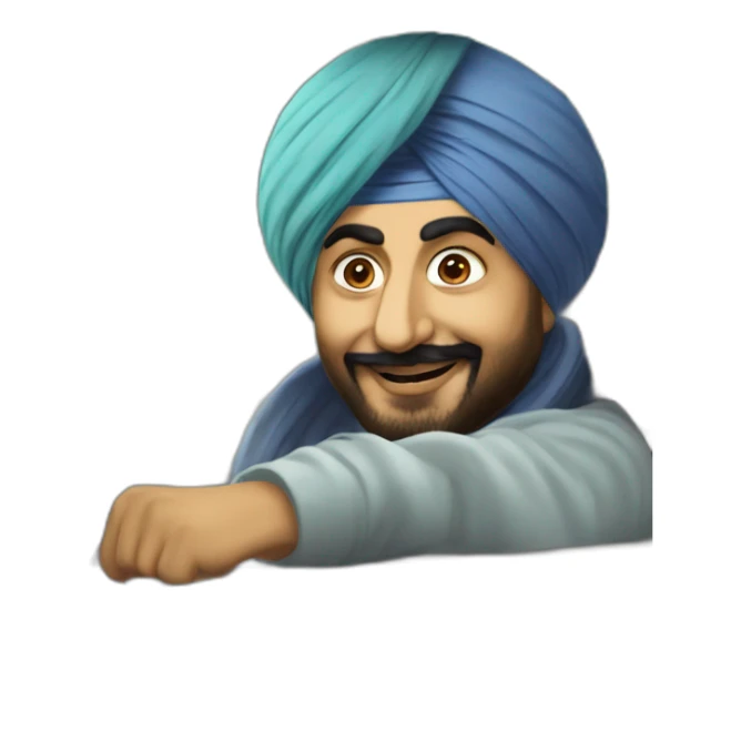 Sidhu moose wala in car sticker