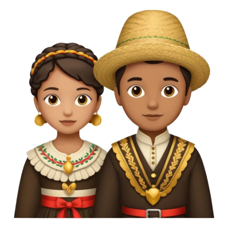 UM MENINO E UMA MENINA DE SÃO JOÃO sticker