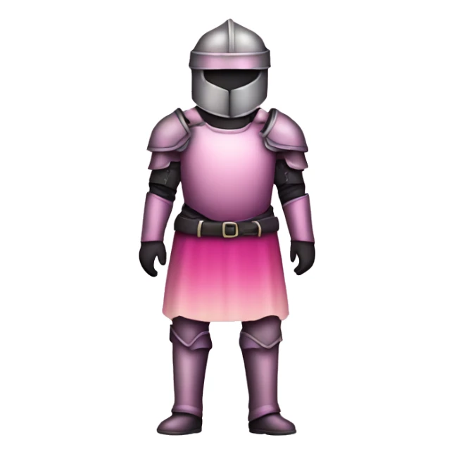Pink ombre full body armor with glitter  sticker