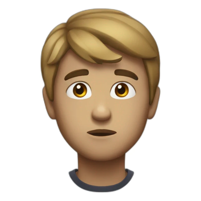 suspicious stare sticker