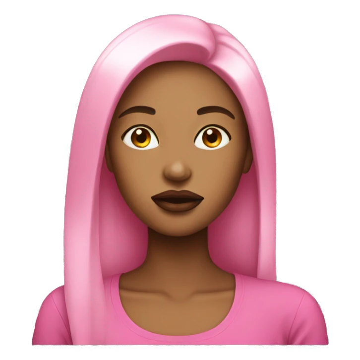 Women have big lips pink sticker