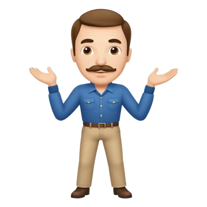 Man shaking ass with a hitler-like appearance  sticker