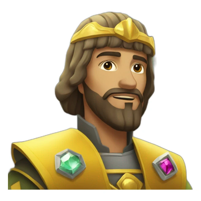 Saladin and his castle of gems sticker