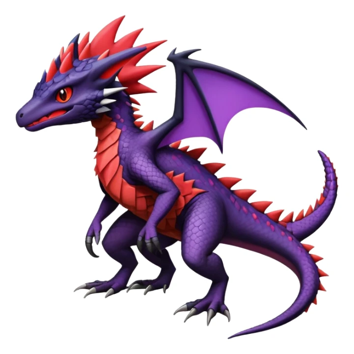 Salandit-Noibat-Noivern-Hybrid (Full body) sticker