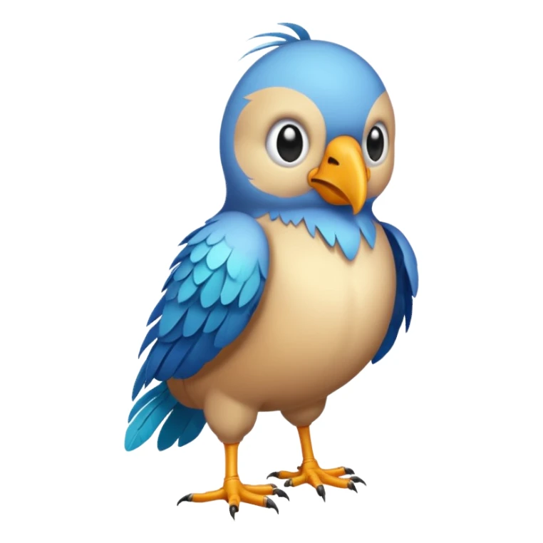 High resolution of   realistic full body bird distorted , no extra hybrid sticker