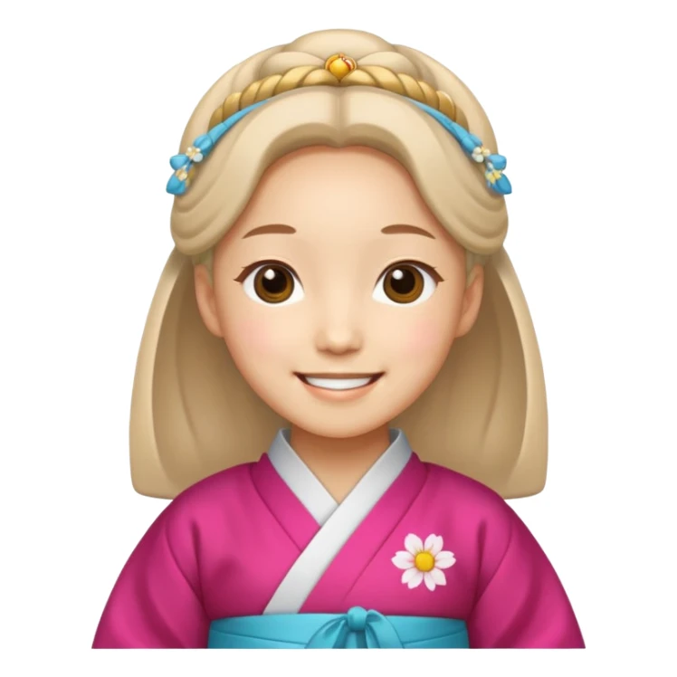 Happy and Korean vibe sticker