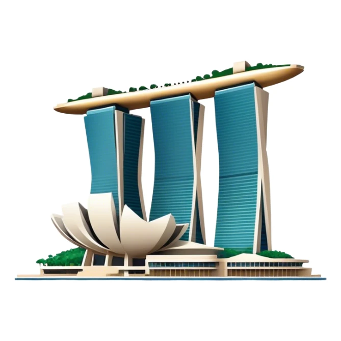 Marina Bay Sands building sticker