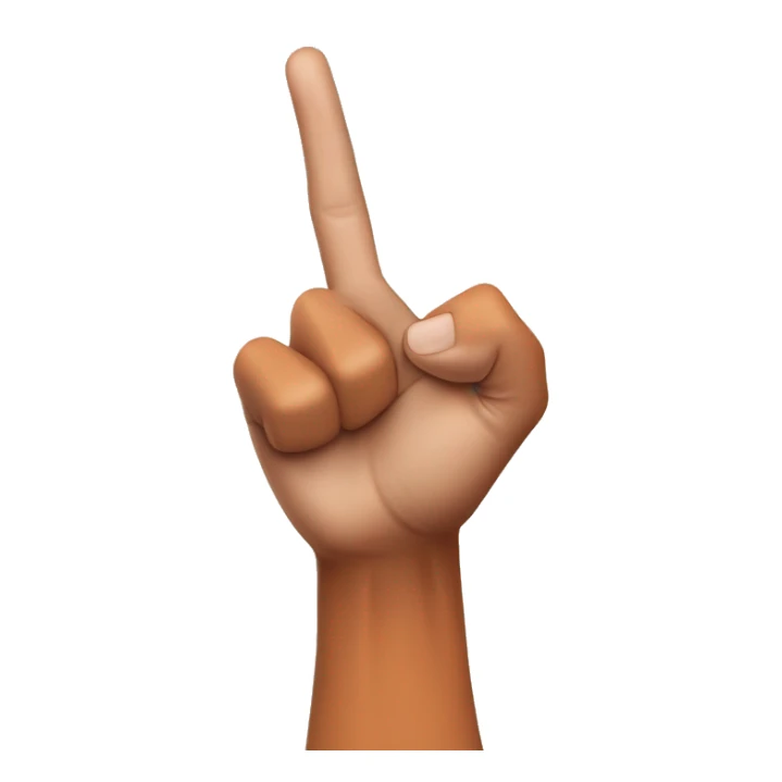 Hook’em horns Texas longhorns hand sign with index finger and pinky raised sticker