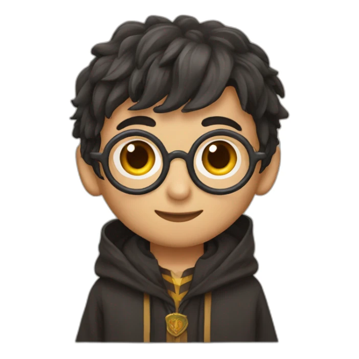 Harry potter wearing an andean chullo sticker