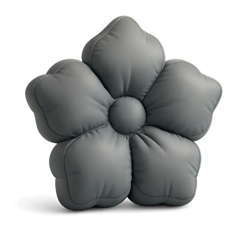 gothic flower, cushion style sticker