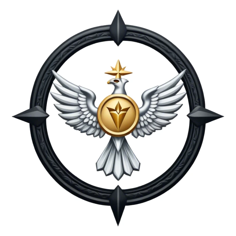 dominus' emblem holy with a touch of black sticker