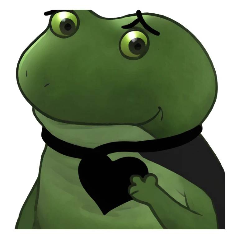 Full moon and black heart in gothic style sticker