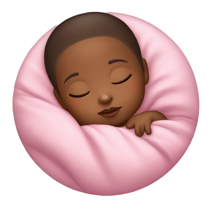 Baby girl Sleeping sticker