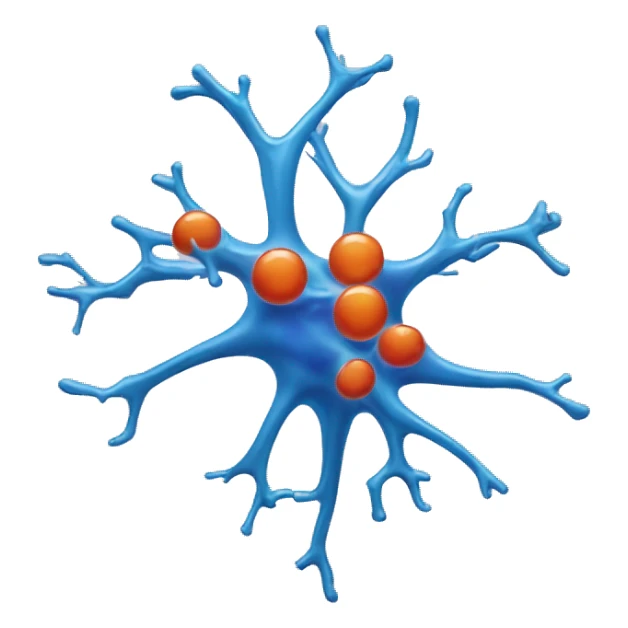 windows-11-style emoji of a neuron sticker