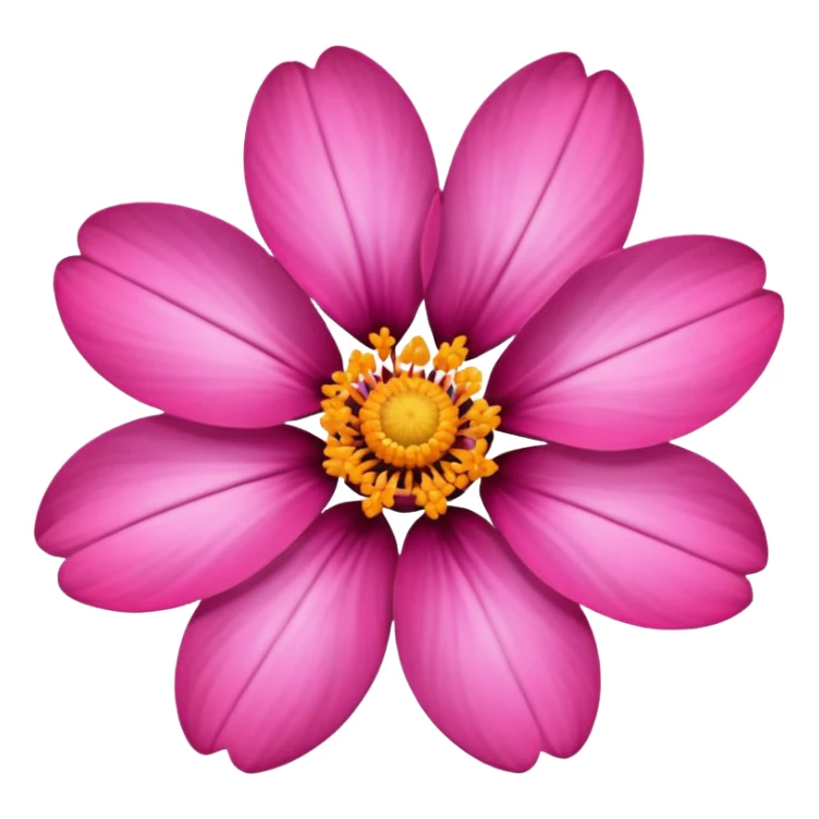 pink girly framed flower picture sticker