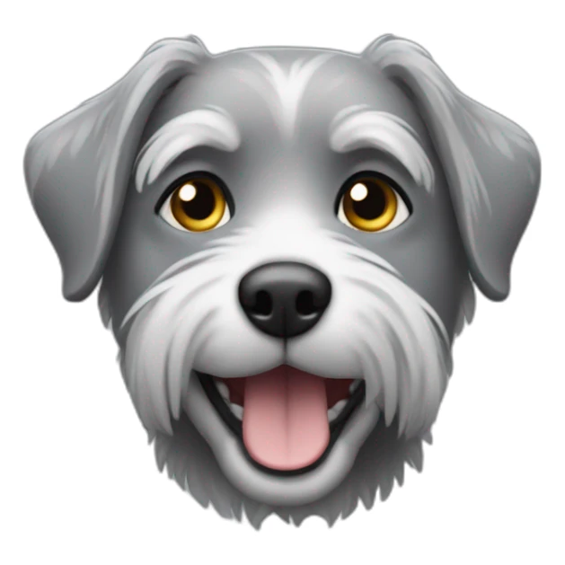 My little grey-haired dog sticker