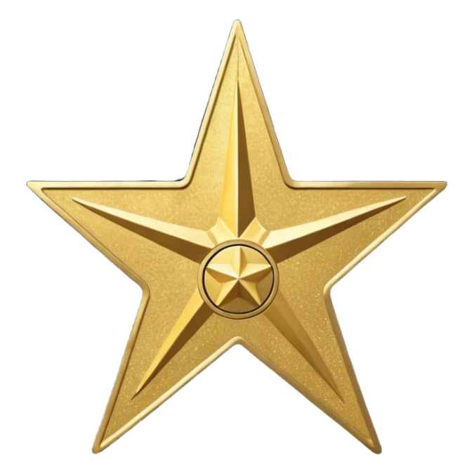 hollywood walk of fame star sticker