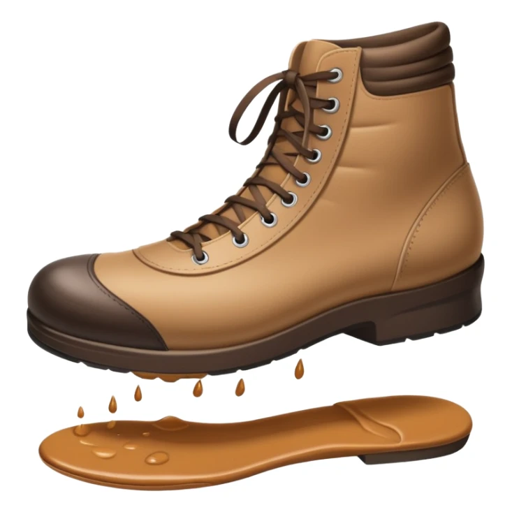 a full human leg with a sneakered foot pressing down on the ground. The shoe sole touches the floor, and directly beneath it a fresh shoe print is clearly visible. Rounded, glossy, smooth, soft shadows, white background.





 sticker