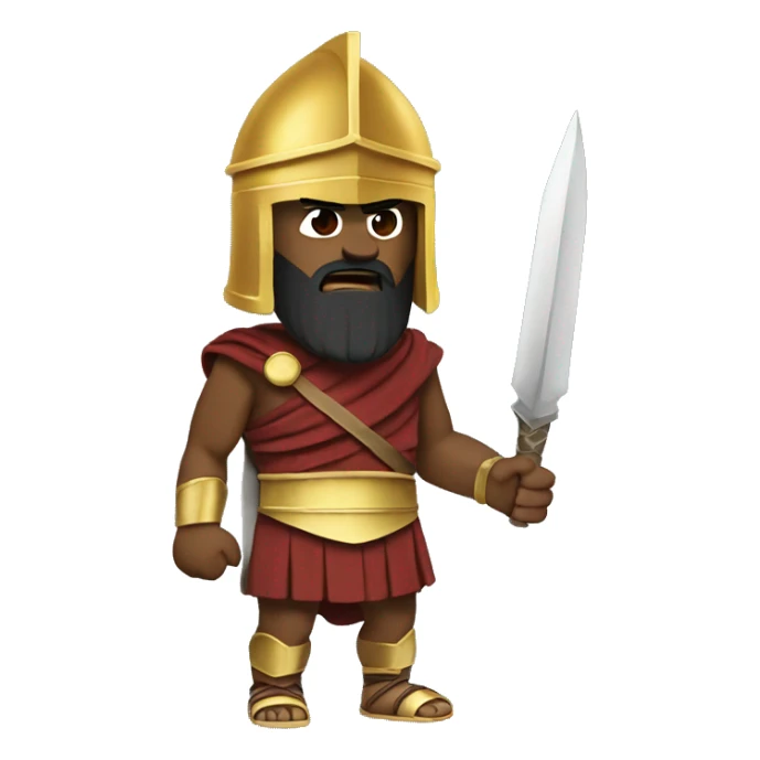 BIG BIG Leonidas of sparta sticker