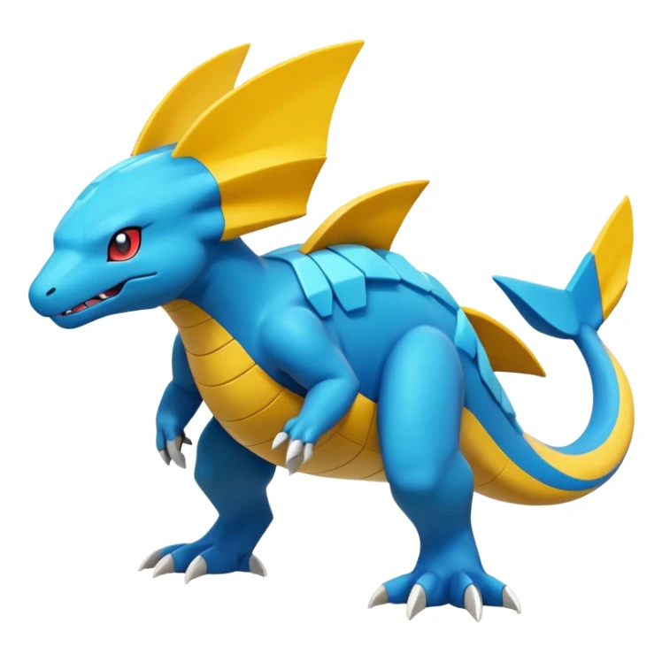 Helioptile-Heliolisk-Miraidon-Pokémon, full body sticker