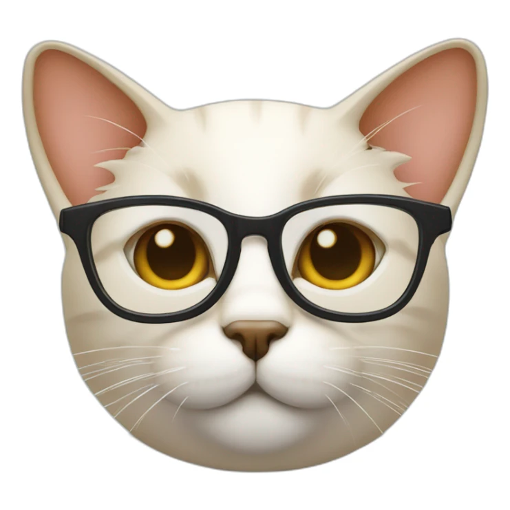 Un chat avec des lunettes de soleil sticker