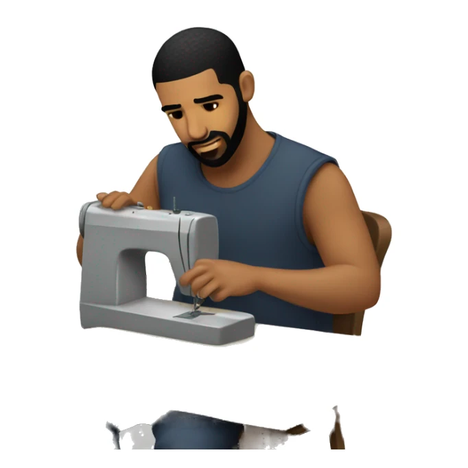 Drake sewing sticker