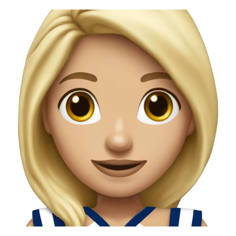 dallas cowboy cheerleader blonde girl  sticker