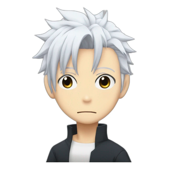 Gojo Satoru Jujutsu Kaisen anime white hair sticker