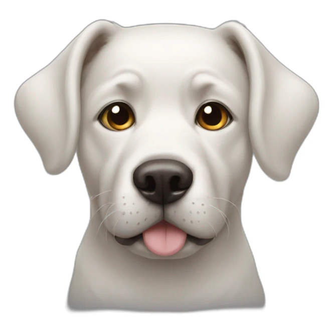 dog with one eye sticker