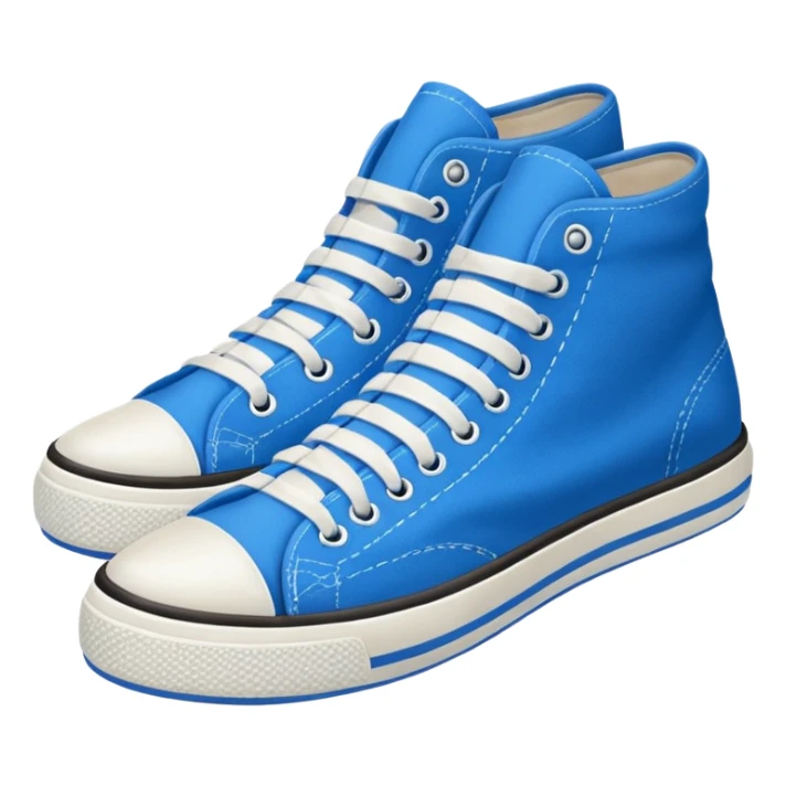 a pair of sneakers: azules sticker