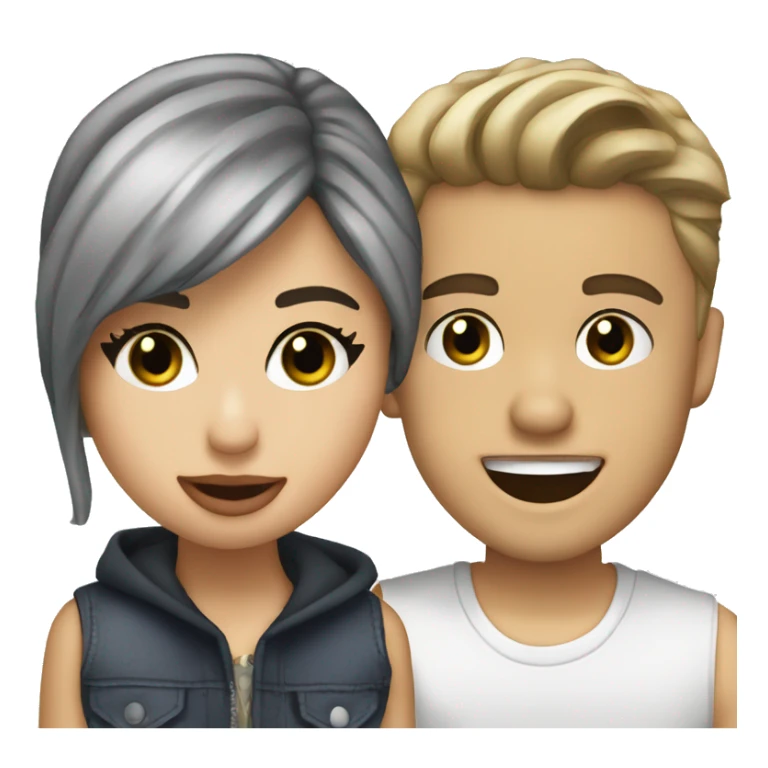 Selena Gomez and Justin Bieber  sticker