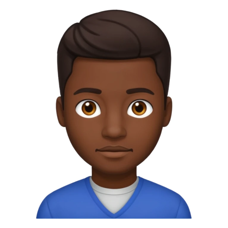 Carl Anthony Payne II with dark brown hair sticker