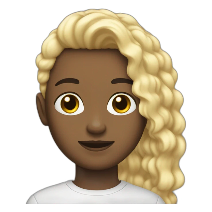 joven piel blanca pelo rubio con gato negro sticker