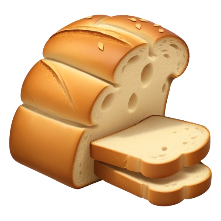 single slice of bread folded in half diagonally  sticker