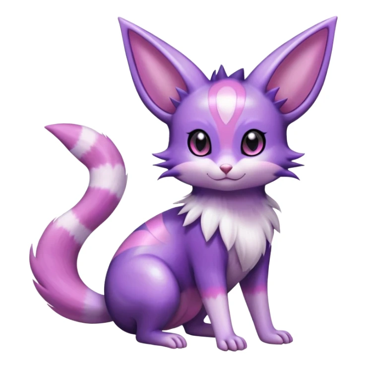 Shiny Furret-Espeon-Noibat-Hybrid (Full body) sticker