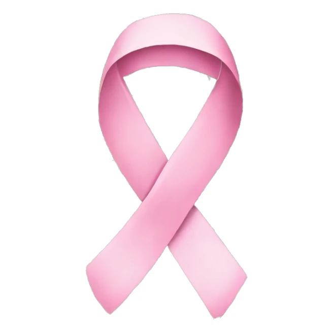 Breast cancer ribbon animal print sticker