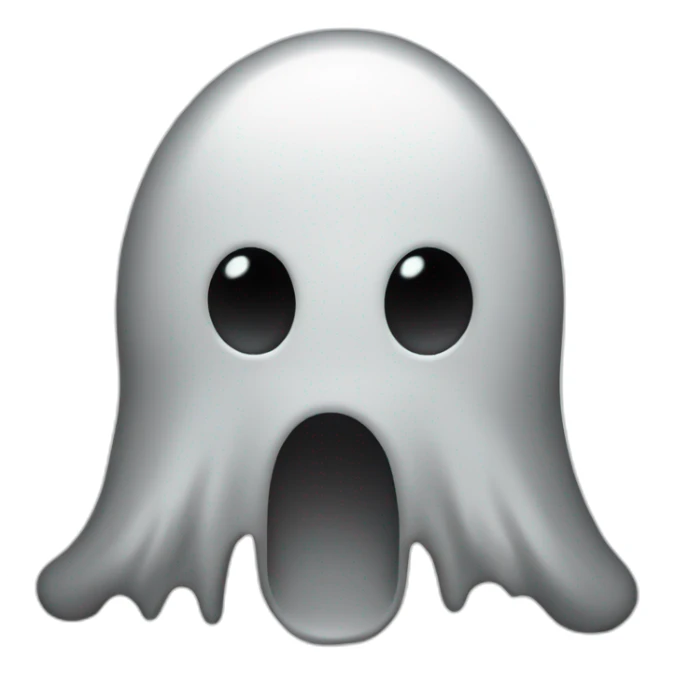 Rubber ass ghost sticker