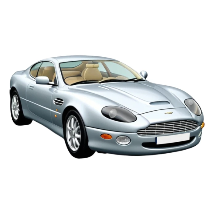 1992 Aston Martin db7 Solent silver 3.2 litre straight 6 sticker