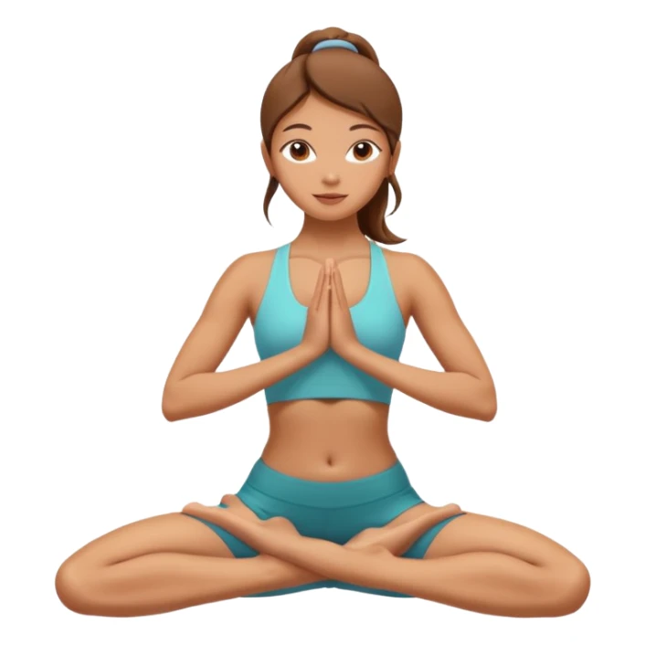 yoga poses Girl sticker