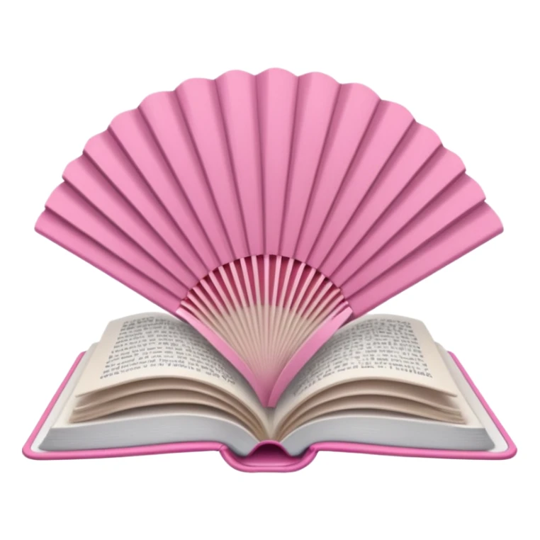 Gray Open book in a girly style sticker