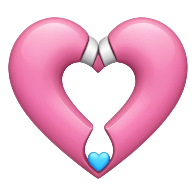 🤍+🩷  add This two emojis into one sticker