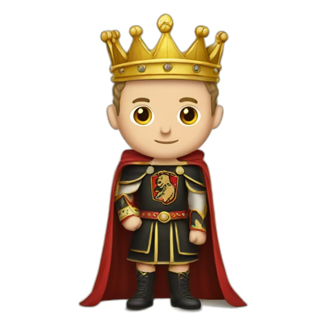 Jonathan Toews as a king with a royal robe on sticker