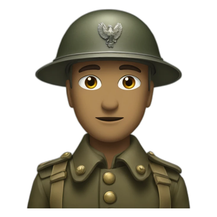 Ww1 soldier wiht pikelhaube sticker