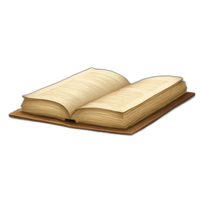 Quelq'un entrain de réviser un cahier d'histoire sur un lit sticker