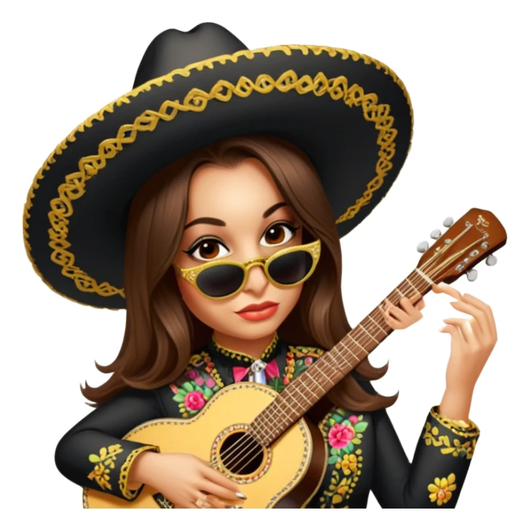 Mariachi Guitarist sticker