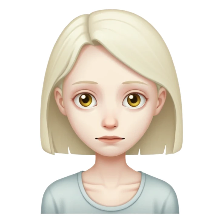 girl with an eating disorder sticker