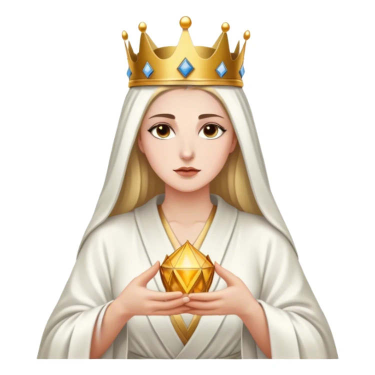 The high priestess Tarot card sticker